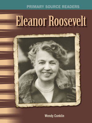 cover image of Eleanor Roosevelt